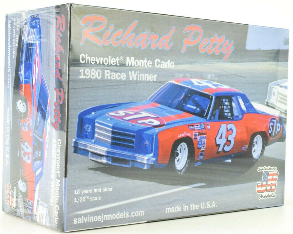 Salvino JR Models “STP” Richard Petty 1980 Chevy Monte Carlo 1/25 Model Car Kit
