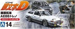 Aoshima Bunka Kyozai 1/24 Initial D Series No.14 Takumi Fujiwara AE86 Truen
