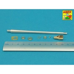 Aber #16L-027 1/16 German 5cm KwK39 Barrel for Sd.Kfz.234/2 PUMA for Das Werk