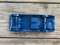Vintage 1962 Hawk Model Company Blue Plastic Car – For Parts