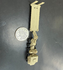 1/200 M1070 Heavy Tractor Trailer Tank Miniature Model 1pcs