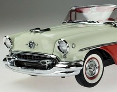 OLDSMOBILE Olds Race Car1950Classic1 24Rocket 88Hot Rod Custom Built Metal Model