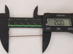 1969 Ford Torino Cobra REAR METAL AXLE from AMT 1:25 Model Kit 69 (2 inches)