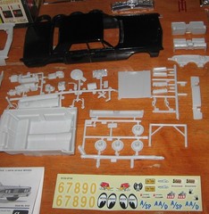AMT 1965 Lincoln Continental HT Hardtop Kit 6425 Box Body & New Cvt Parts 65