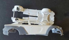 AMT 2021 Dodge Charger RT 1:25 Kit 1323M Open Box With Wide Body Kit installed