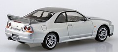 Aoshima Bunka Kyozai 1/32 The Snap Kit Series Nissan R33 Skyline GT-R Sonic Silv
