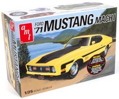 AMT 1/25 Scale 1971 Ford Mustang Mach 1 AMT1262 Plastic Model Car Kit New in Box