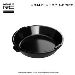 Make It RC 1/24-1/25 Scale Oil Drain Pan For Model Car Shop, Garage, Diorama