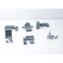 1/72 Miniature Furniture And Home Appliance Set Interior Components Of The House
