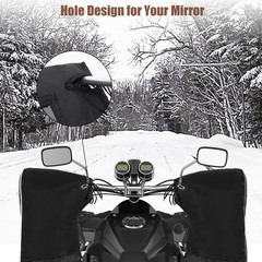 ATV Hand Muffs Winter ATV Accessories, Waterproof ATV Gloves, Snowmobile Handleb