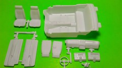 1987 Buick Regal Grand National 1/24 Interior Tub Dash Bucket Seats Door Panels