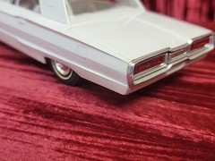 1964 Wimbledon White Ford Thunderbird T-Bird AMT Dealer Promo Friction Model Car