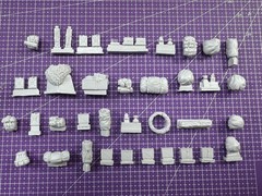 1/35 Cast Resin Model Assembly Kit, GK, LAV-25 Wheeled Armored Vehicle Debris…
