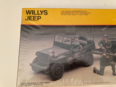 Testors Italeri U.S. Army Willys Jeep w/ Trailer & Figures Model Kit SEALED
