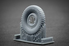Kubelwagen type 82 Sagged wheel set (3d printed) for Meng 1/35 ScaleX WW 35003S