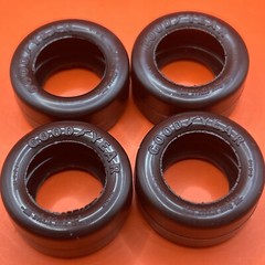 1969 Torino Cobra AMT Goodyear Blue Streak Slicks Tire Set Model Part 1:25 New 5
