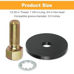 84532 1/2″ – 20 x 1-3/8″ Balancer Bolt with 1/4″ Washer for Big Block Chevy