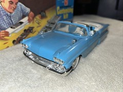 VERY RARE!! Vintage SMP 1958 Chevrolet Impala CONVERTIBLE Model Car Kit. NICE!!