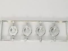1960 Chevrolet Nomad Station Wagon FULL HUBCAPS from AMT 1:25 Model Kit 60