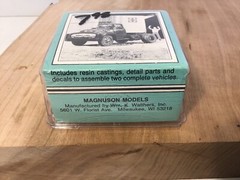 HO Scale, Magnuson Models #439-924. Ford 1956 Tractor Cab builds 2 trucks