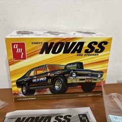 AMT CHEVY NOVA SS PRO STOCKER PLASTIC MODEL CAR KIT 1:25 SCALE SEALED BAGS