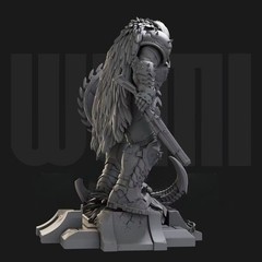 1/24 Scale Resin Figure Model Kit Slayer Fantasy Akasha Unassembled, Unpainted.
