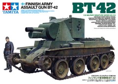 Tamiya 35318 1/35 Military Tank Model Kit WWII Finnish Army Assault Gun BT-42