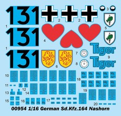 Collectible Trumpeter 1/16 GERMAN SD.KFZ.164 NASHORN Model Kit TR 00954
