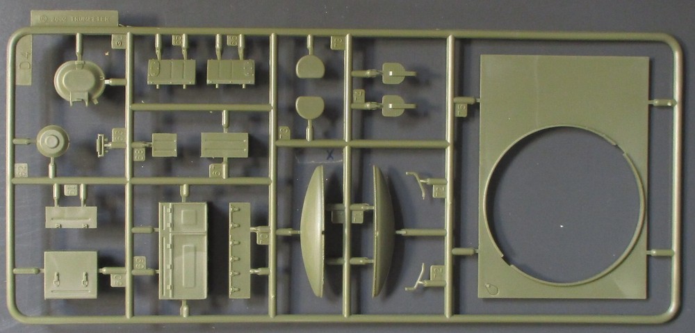 Trumpeter 1/35th Scale Chinese 120mm Type 89 – Parts Tree D4 from Kit No. 00306
