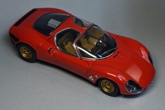 Race Car 1 18 Classic Vintage Racing 24 Custom Concept Carousel Red 12