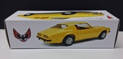 New 1974 Pontiac Firebird Formula Yellow Custom Promo Model BOX ONLY..NO CAR