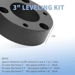 3 inches Front and 2 inches Rear Leveling Lift Kit Trucks Blocks Support
