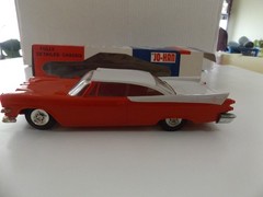 JO-HAN 1958 DODGE ROYAL, RED & WHITE, Promo Model Car