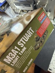 Academy 1/35 M3A1 Stuart Light Tank Model Kit #13269 New Open Box
