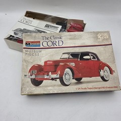 Monogram Cord 812 Convertible 1/24 Model Kit Unbuilt Vintage, UNSURE if complete
