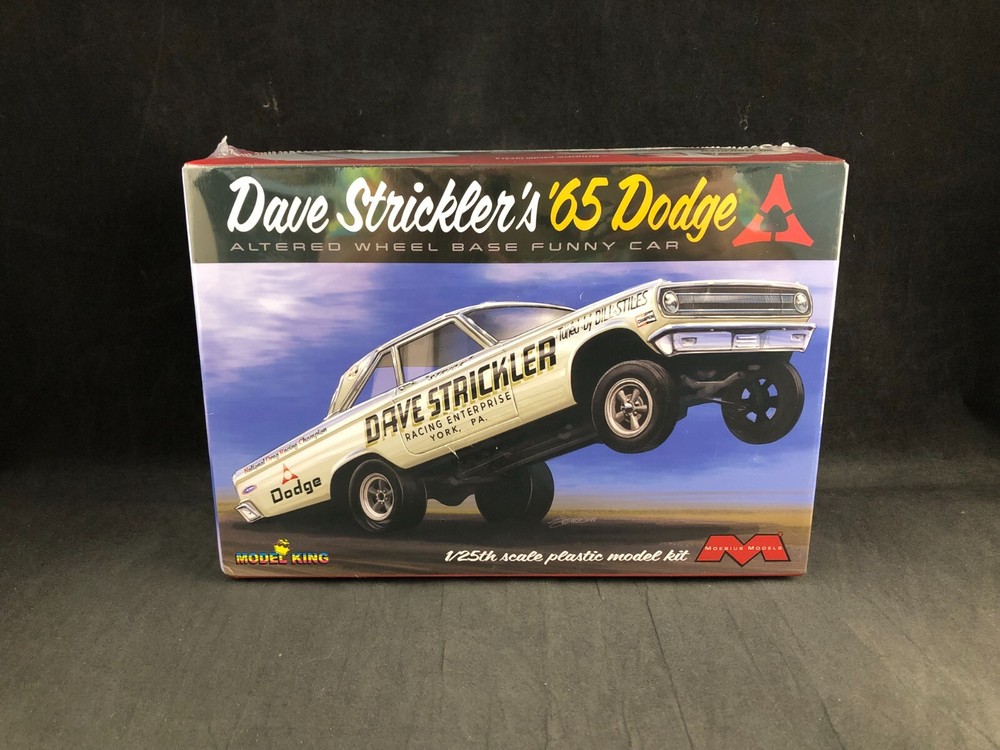 Moebius Strickler’s ’65 Dodge AWB Funny Car 1:25 Scale Plastic Model Kit 2451