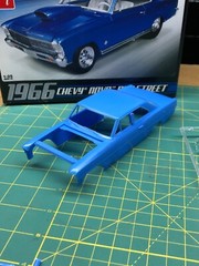 Chevy II 66 NOVA Hard BODY Slot Car? 1:25 AMT Search LBR Model Parts 4 MORE