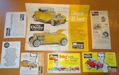 Monogram BIG DEUCE ’32 FORD Model Kit * Instructions * Box * For Parts * AS IS