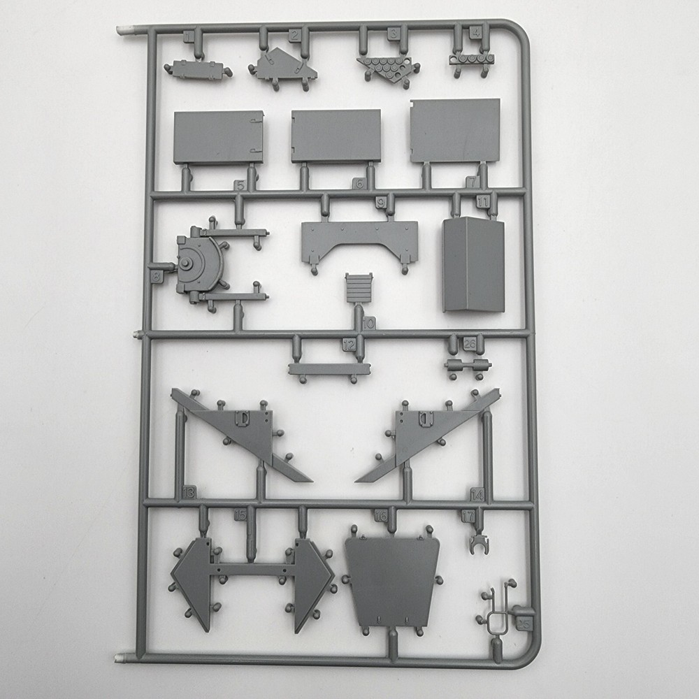 Hasegawa 1/72 8Ton Half Track Quadruple 20mm AA 31114 Parts Sprue Tree Turret