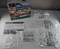 Revell 85-2882 ’56 Chevy Del Ray 1:25 California Wheels Kit Open Box
