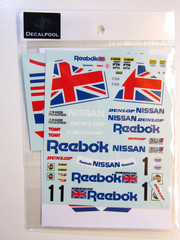 Decalpool 1/24 Scale Skyline GT-R R32 Reebok Group A #1 1990 Decal Sheet DP174