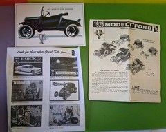 AMT 1925 Model T Ford Two 3 In 1 Kits 1/25 Scale Model Kit #626 *OPEN BOX*