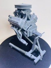 3D PRINTED 426 HEMI PRO STOCK ENGINE WITH ENGINE STAND MODEL KIT *MADE IN USA* !