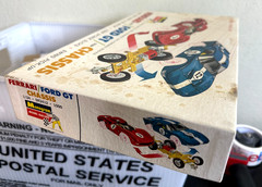 1966 MONOGRAM 1/24 FERRARI 330/P2 + FORD GT TIGER CHASSIS MODEL RACING CAR RARE!