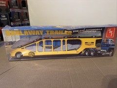 AMT Haul away Trailer 5-car Automobile Transporter #8252 Released in 1998 NEW