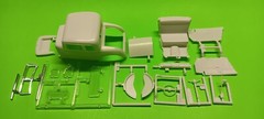 32 1932 Ford 5 Window Coupe 1/25 Body Glass Interior Tub Dash Bench Seat Revell