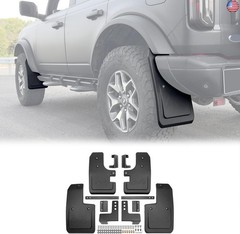 Mud Flaps for 2021-2025 Ford Bronco 2/4-Door, No Drill Splash Guards Front