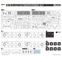 Great Wall Hobby L3527 1/35 R75-KS750 German Heavy Double Wheel Motorcycles