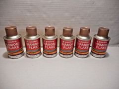 Vintage Pactra Diamond Flake Bronze Mist Spray Paint Factory Case of 6 Cans 1962