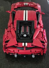 Cada 1/8 Scale C61042 Italian Master Ferrari 488 Model Kit with Power Function.